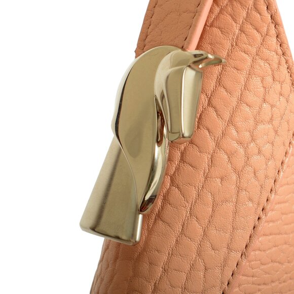 Burberry Women's "Small Chess" Textured Leather Logo Hobo Handbag Shoulder Bag - Picture 3 of 6